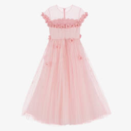 Marchesa Kids Couture-Girls Rosy Floral Sequin Gown | Childrensalon Outlet