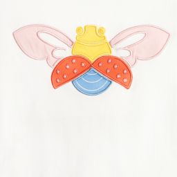 Margherita Kids-Girls White Bee T-Shirt  | Childrensalon Outlet
