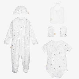 Marie-Chantal-Pima Cotton Baby Outfit Set | Childrensalon Outlet