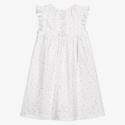 Marie-Chantal-Белая ночная рубашка из хлопка пима | Childrensalon Outlet