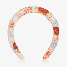 Marlo Kids-Кремовый цветочный ободок для девочек | Childrensalon Outlet