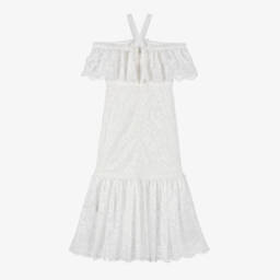 Marlo Kids-Элегантное кремовое кружевное платье для девочек | Childrensalon Outlet