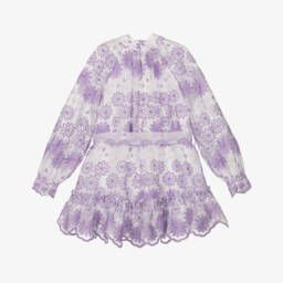 Marlo Kids-فستان أورجانزا زهري للبنات | Childrensalon Outlet