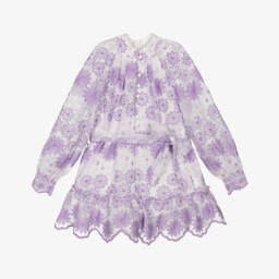 Marlo Kids-فستان أورجانزا زهري للبنات | Childrensalon Outlet