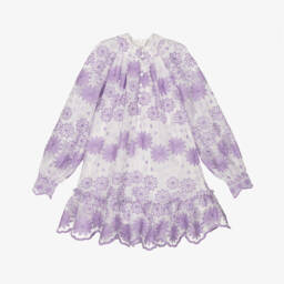 Marlo Kids-فستان أورجانزا زهري للبنات | Childrensalon Outlet