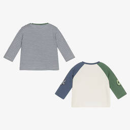 Mayoral Newborn-Baby Boys Animal Tops (2 Pack) | Childrensalon Outlet