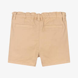 Mayoral-Бежевые хлопковые шорты чинос | Childrensalon Outlet