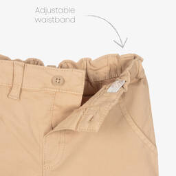Mayoral-Бежевые хлопковые шорты чинос | Childrensalon Outlet
