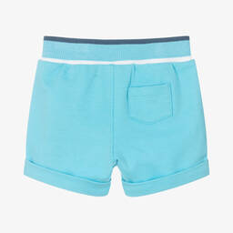 مايورال-شورت قطن جيرسي مستدام لون أزرق للمواليد | Childrensalon Outlet