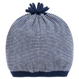 مايورال Newborn-قبعة قطن محبوك لون كحلي للمواليد | Childrensalon Outlet