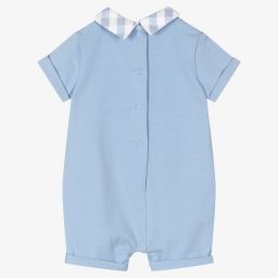 Mayoral Для новорожденных-Голубой хлопковый песочник для малышей | Childrensalon Outlet