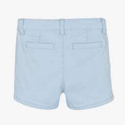 Mayoral-Baby Boys Blue Cotton Shorts | Childrensalon Outlet
