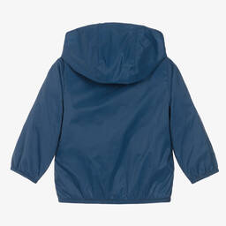 Mayoral Newborn-Baby Boys Blue & Green Reversible Jacket | Childrensalon Outlet