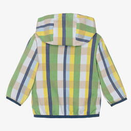 Mayoral Newborn-Baby Boys Blue & Green Reversible Jacket | Childrensalon Outlet