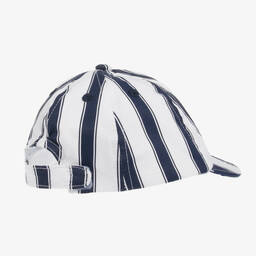 مايورال-كاب قطن مستدام مقلم لون كحلي وأبيض للمواليد | Childrensalon Outlet