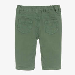 Mayoral Для новорожденных-Зеленые брюки чинос для малышей | Childrensalon Outlet