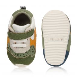 Mayoral Newborn-Baby Boys Green Trainers | Childrensalon Outlet