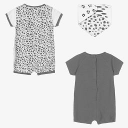 مايورال Newborn-طقم تبّان قطن جيرسي لون رمادي للمواليد | Childrensalon Outlet