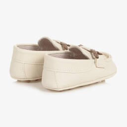 Mayoral-Baby Boys Ivory Pre-Walker Moccasins | Childrensalon Outlet