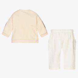 Mayoral Для новорожденных-Топ и кремовые брюки для малышей | Childrensalon Outlet