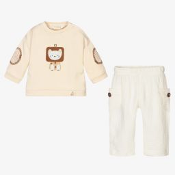 Mayoral Для новорожденных-Топ и кремовые брюки для малышей | Childrensalon Outlet