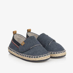 Mayoral-Baby Boys Navy Blue Canvas Espadrilles | Childrensalon Outlet