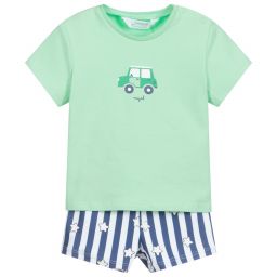 Mayoral Ensemble Short De Bain Bebe Garcon Childrensalon Outlet