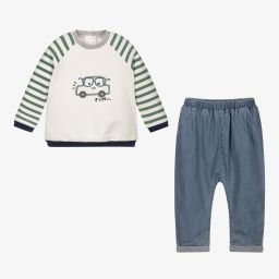 Mayoral Newborn-Baby Boys Trouser Set | Childrensalon Outlet