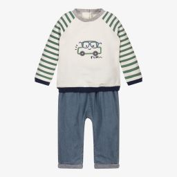 Mayoral Newborn-Baby Boys Trouser Set | Childrensalon Outlet