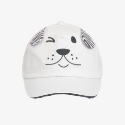 مايورال-كاب قطن تويل لون أبيض للمواليد | Childrensalon Outlet