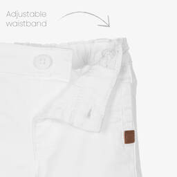 مايورال Newborn-شورت قطن لون أبيض للمواليد | Childrensalon Outlet