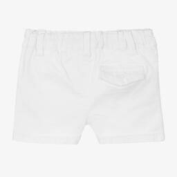 مايورال Newborn-شورت قطن لون أبيض للمواليد | Childrensalon Outlet