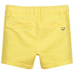 مايورال-شورت قطن ستريتش لون أصفر للمواليد | Childrensalon Outlet