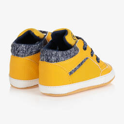 مايورال Newborn-حذاء جلد صناعي لون أصفر لمرحلة قبل المشي | Childrensalon Outlet