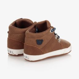 Mayoral Для новорожденных-Коричневые пинетки для малышей | Childrensalon Outlet