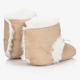 مايورال Newborn-بوت قماش لون بيج لمرحلة قبل المشي للمولودات | Childrensalon Outlet