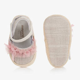 مايورال-اسبادريل كانفاس لون بيج لمرحلة قبل المشي للمولودات | Childrensalon Outlet