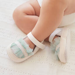 Mayoral Для новорожденных-Baby Girls Beige Pre-Walker Shoes | Childrensalon Outlet