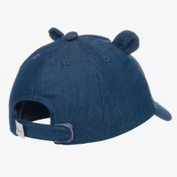 Mayoral Newborn-Baby Girls Blue Cotton Cap  | Childrensalon Outlet
