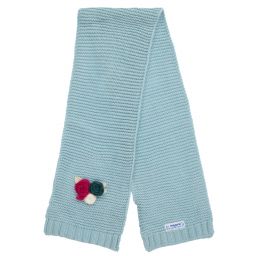 مايورال-طقم قبعة 3 قطع مزيج فيسكوز محبوك لون أزرق للمولودات | Childrensalon Outlet