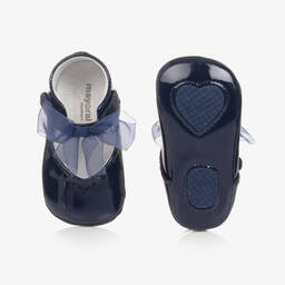 Mayoral-Baby Girls Blue Pre-Walker Shoes | Childrensalon Outlet