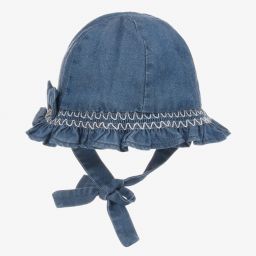 Mayoral Для новорожденных-Голубая панама для малышек | Childrensalon Outlet