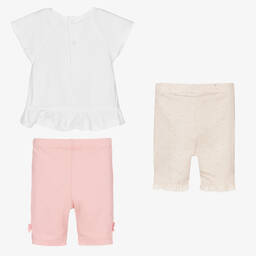 Mayoral-Baby Girls Cotton Leggings Set | Childrensalon Outlet