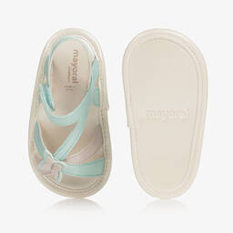 Mayoral-Зеленые сандалии-пинетки | Childrensalon Outlet