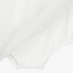 Mayoral Для новорожденных-Baby Girls Ivory Jersey & Tulle Dress Set | Childrensalon Outlet