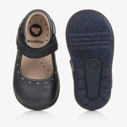 مايورال-حذاء بسيّر جلد لون كحلي أطفال بناتي | Childrensalon Outlet