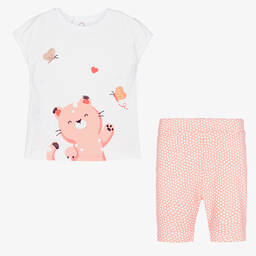 Mayoral-Комплект с оранжевыми легинсами | Childrensalon Outlet