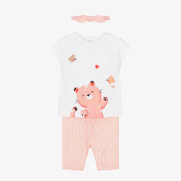 Mayoral-Комплект с оранжевыми легинсами | Childrensalon Outlet