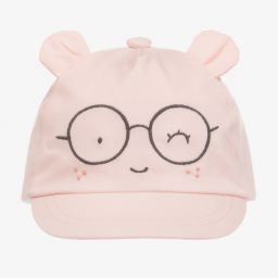 Mayoral Newborn-Baby Girls Pink Cotton Cap | Childrensalon Outlet