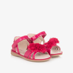 Mayoral-Baby Girls Pink Flower Sandals | Childrensalon Outlet